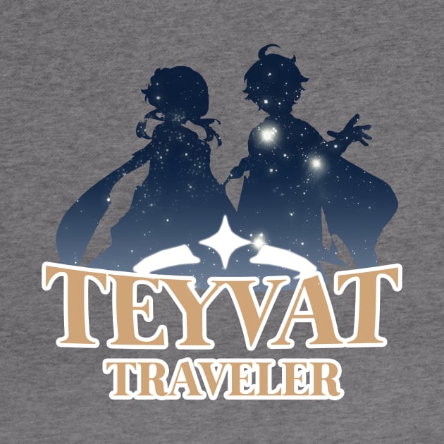 Teyvat Traveler Genshin Impact by Asiadesign